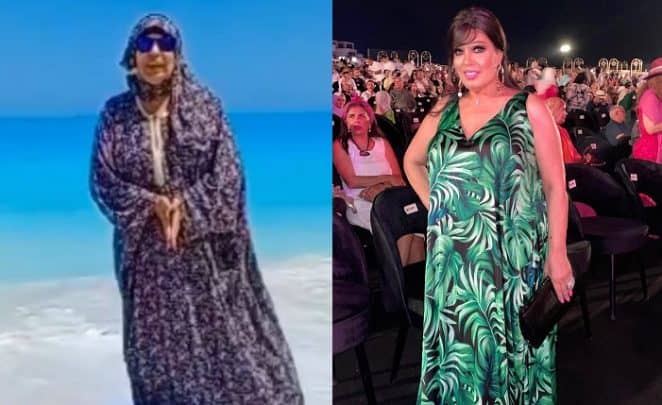 فيفي عبده تستبدل المايوه بإسدال الصلاة على البحر.. هل أعلنت توبتها؟ (فيديو) watanserb.com