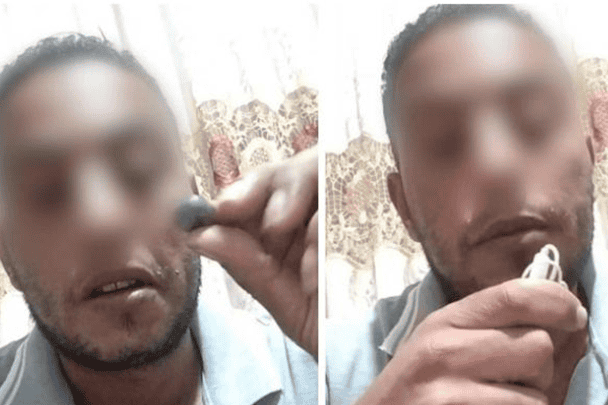 انتحار شاب مصري على الهواء watanserb.com