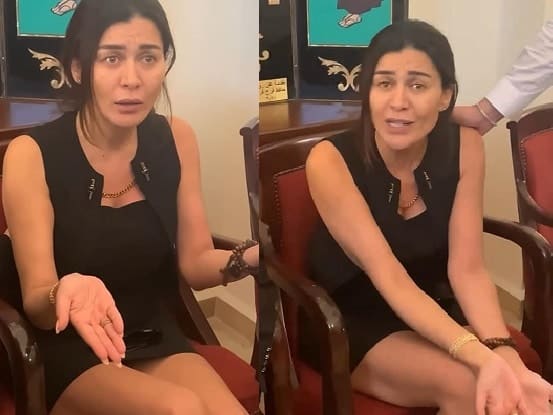 ملابس نادين الراسي في عزاء شقيقها جورج الراسي watanserb.com