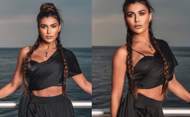 رغم ارتباطها.. نادين الراسي تحتضن طليقها بفستان أخضر مثير(شاهد)! watanserb.com