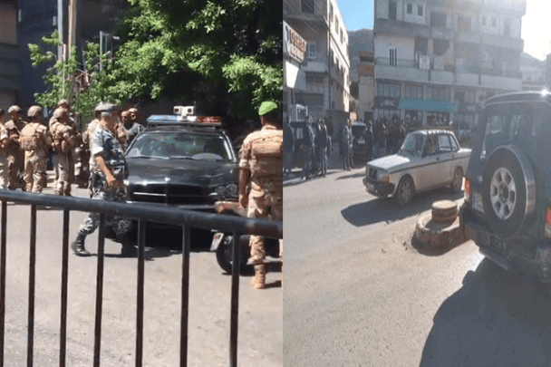 مسلح يحتجز رهائن في بنك ببيروت مطالبًا بتسليمه الأموال ويهدد بإشعال نفسه مسلح يحتجز رهائن في بنك لبناني watanserb.com