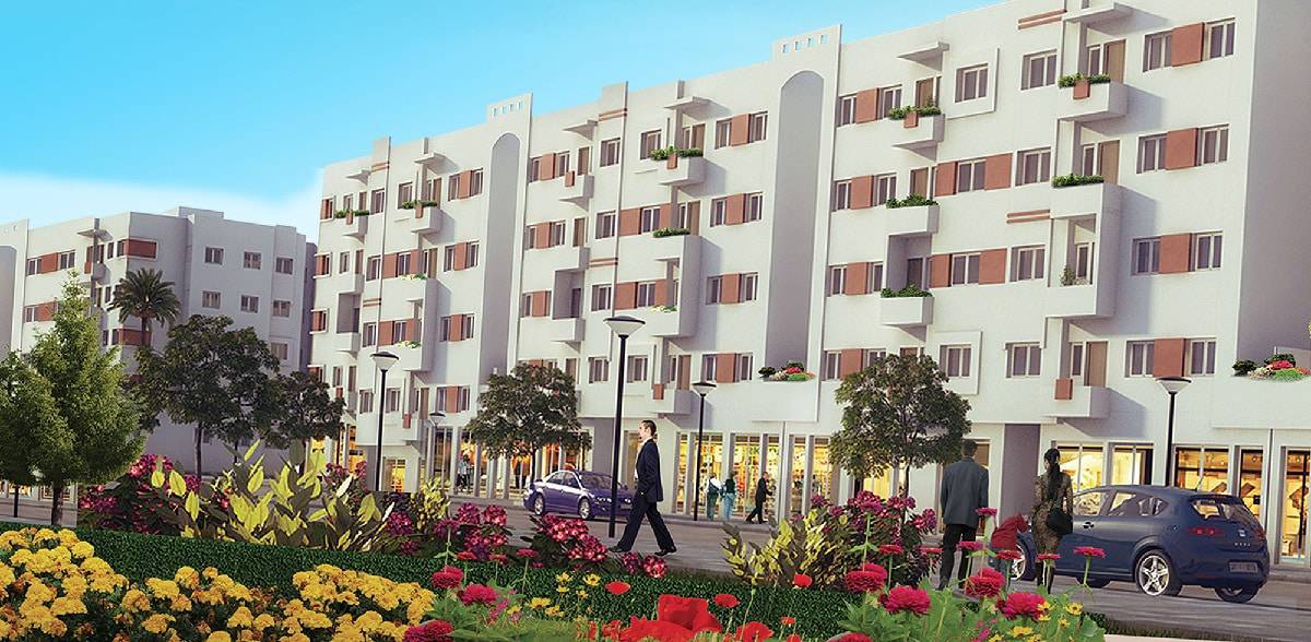 رسم تخطيطي لعقارات مجموعة الضحى بالمغرب