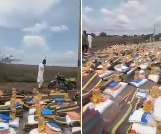 سودانيون يرفضون استلام مساعدات سعودية بعد اشتراط تصويرهم (شاهد) مساعدات السعودية watanserb.com