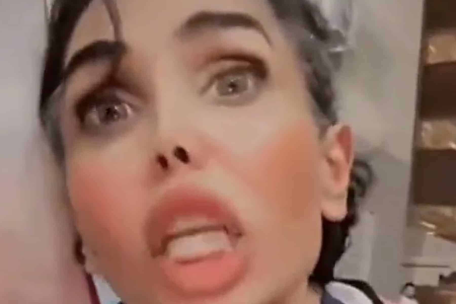 كويتية تهين عاملاً مصرياً وتعتدي عليه: “يا قليل الأدب” (فيديو) سيدة كويتية watanserb.com