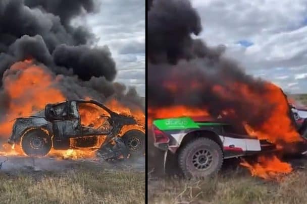 يزيد الراجحي سائق راليات سعودي ينجو من موت محقّق (فيديو) السعودي يزيد الراجحي watanserb.com