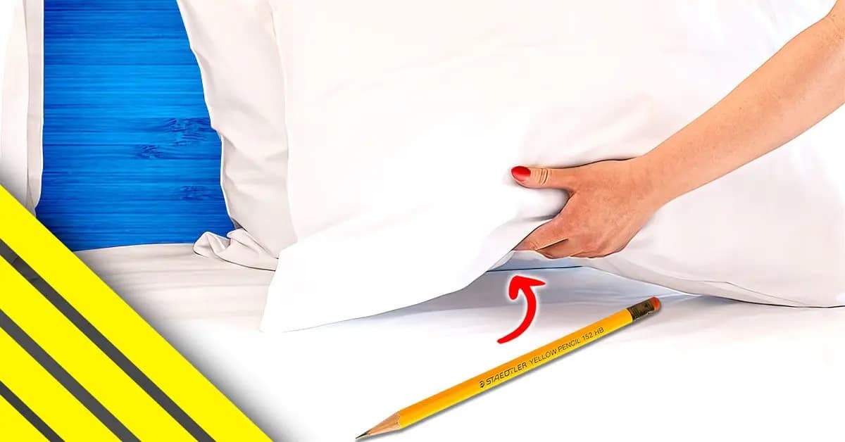 ضع قلم رصاص تحت وسادتك.. الحل الأكثر فعالية ضد هذه المشكلة! ضع قلم رصاص تحت وسادتك لمعالجة هذه المشكلة watanserb.com