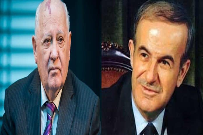 غورباتشوف وحافظ الأسد watanserb.com