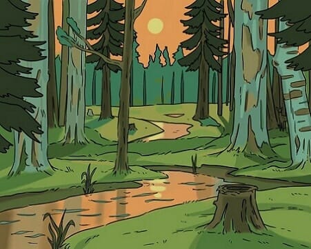 هناك غزال مخفي في هذا الوهم البصري