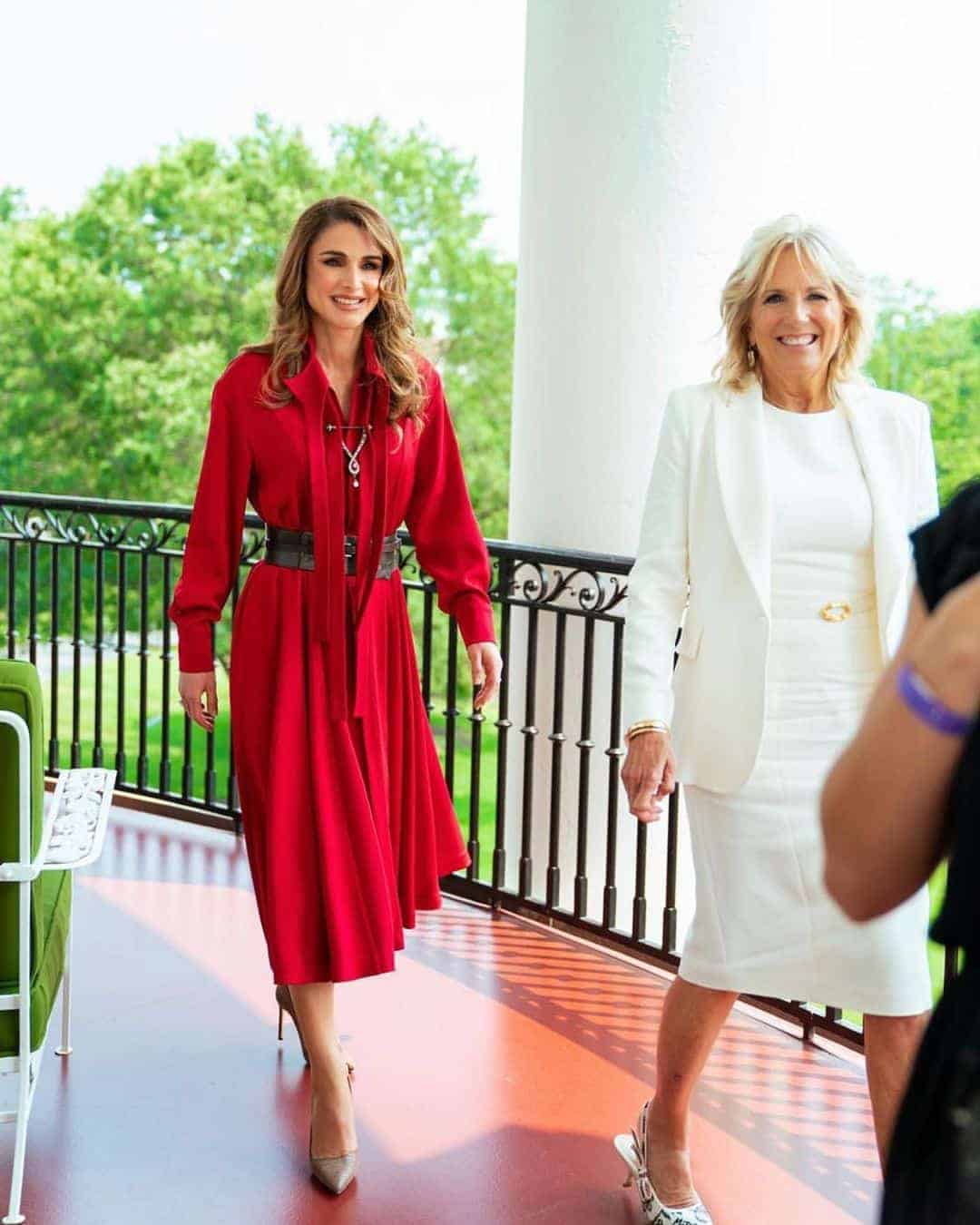 الملكة رانيا و ملكة السويد