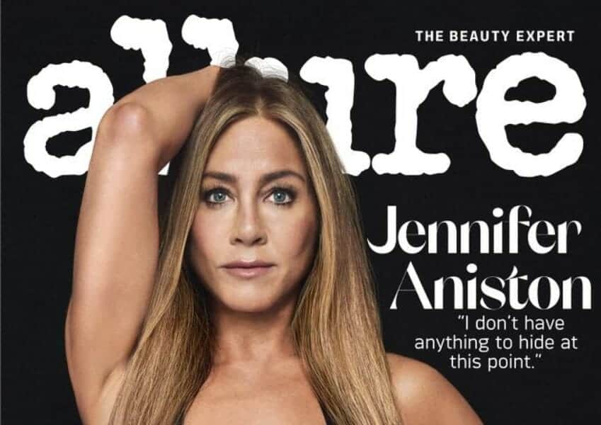 جينيفر أنيستون على غلاف مجلة "Allure" 
