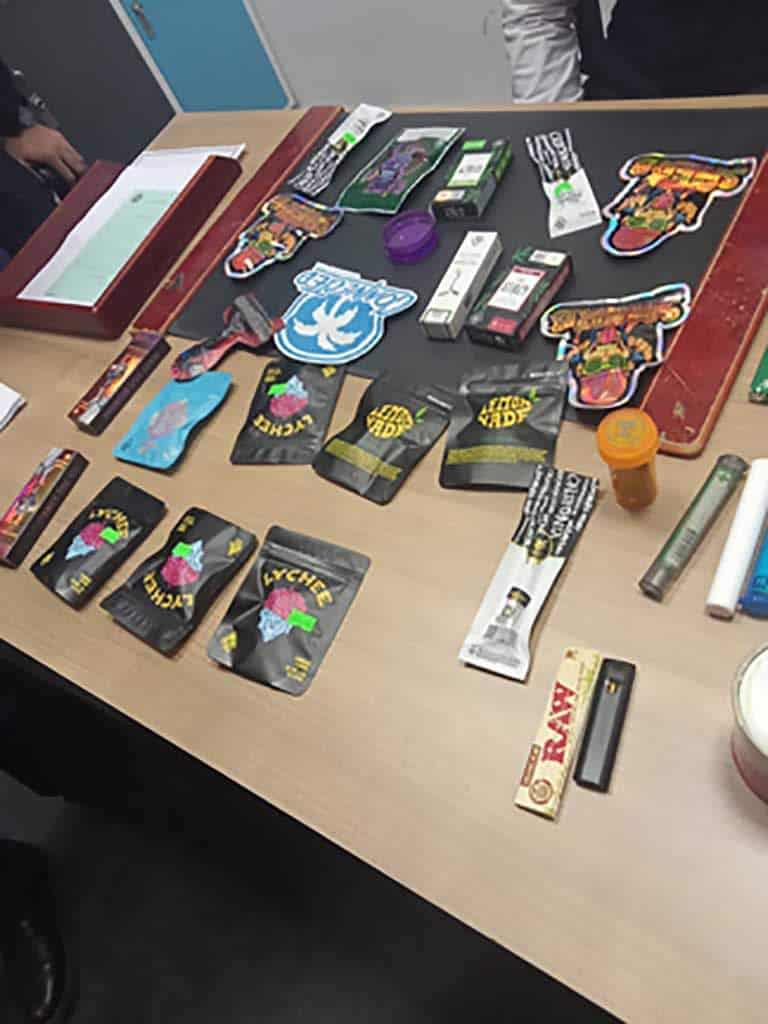 المخدرات المضبوطة مع منة شلبي