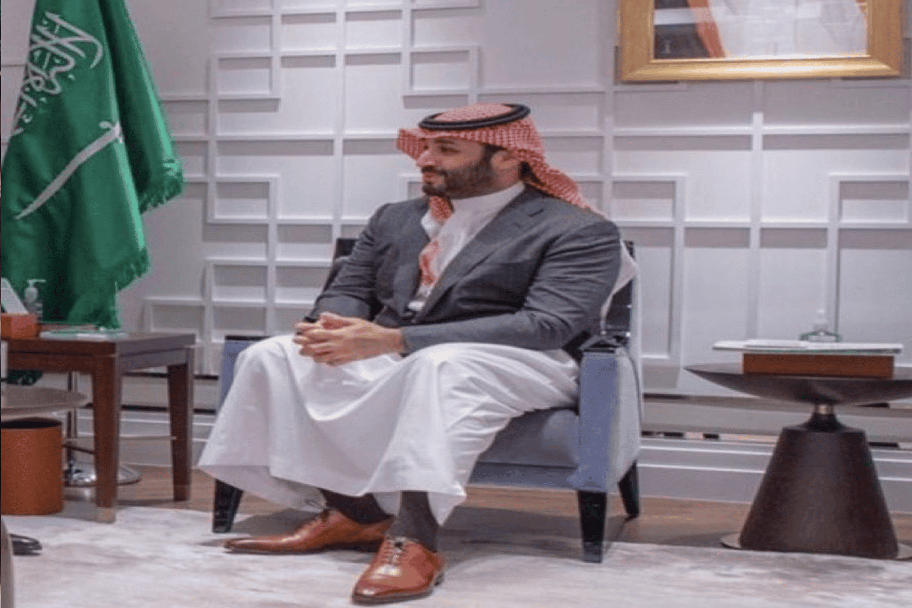 إطلالة محمد بن سلمان في كوريا الجنوبية تشعل السوشيال ميديا محمد بن سلمان watanserb.com