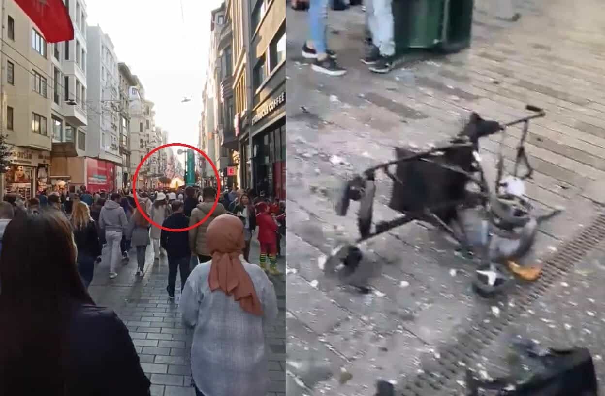 صورة لعربة رضيعة بموقع تفجير تقسيم تجتاح مواقع التواصل (شاهد) صورة لعربة رضيعة بموقع تفجير شارع تقسيم في اسطنبول watanserb.com