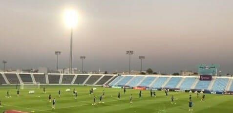 صوت الأذان وسط تدريبات منتخب إنجلترا في قطر يذهل الإنجليز (شاهد) منتخب انجلترا في قطر watanserb.com