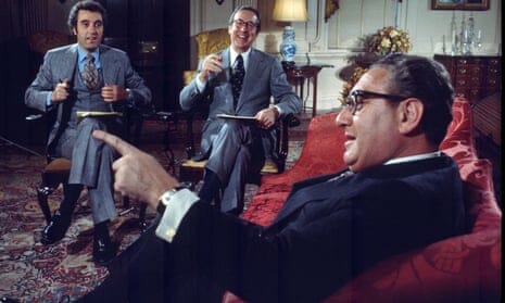 كيسنجر مع قناة الان بي سي عام ١٩٧٦ متحدثا بصورة مغايرة عما كان يفعله بالسر