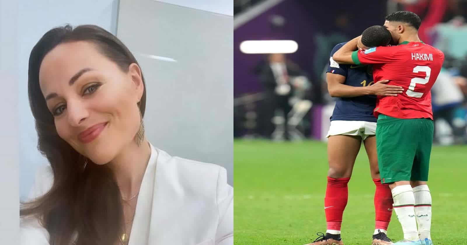 قضيب كيليان مبابي أثناء احتضان أشرف حكيمي يثير صدمة مذيعة “بي بي سي”..ماذا قالت؟ قضيب كيليان مبابي watanserb.com