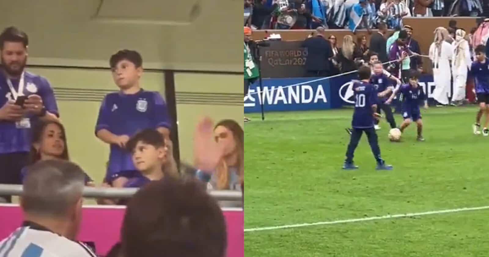 ابن ميسي ورث مهارة والده.. ما يفعله بالكرة ينبئ بأسطورة جديدة (فيديو) ابن ميسي ورث مهارة والده watanserb.com