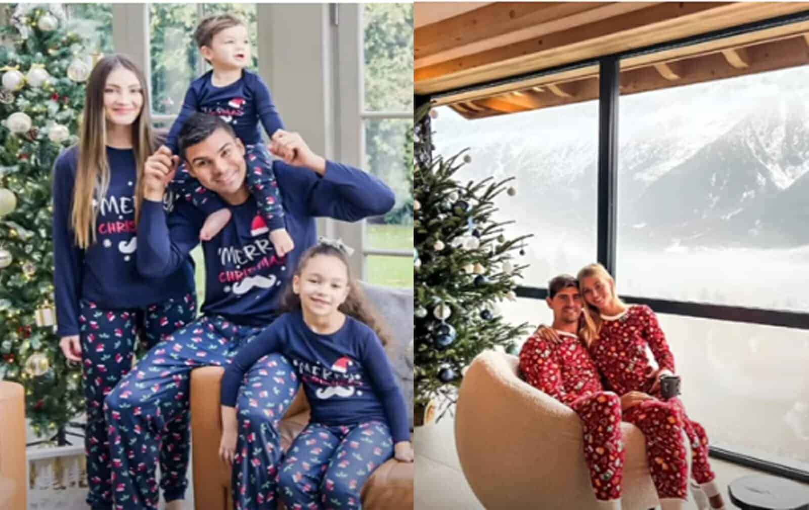 احتفال كاسيميرو وكورتوا مع أسرهم بأعياد الكريسماس