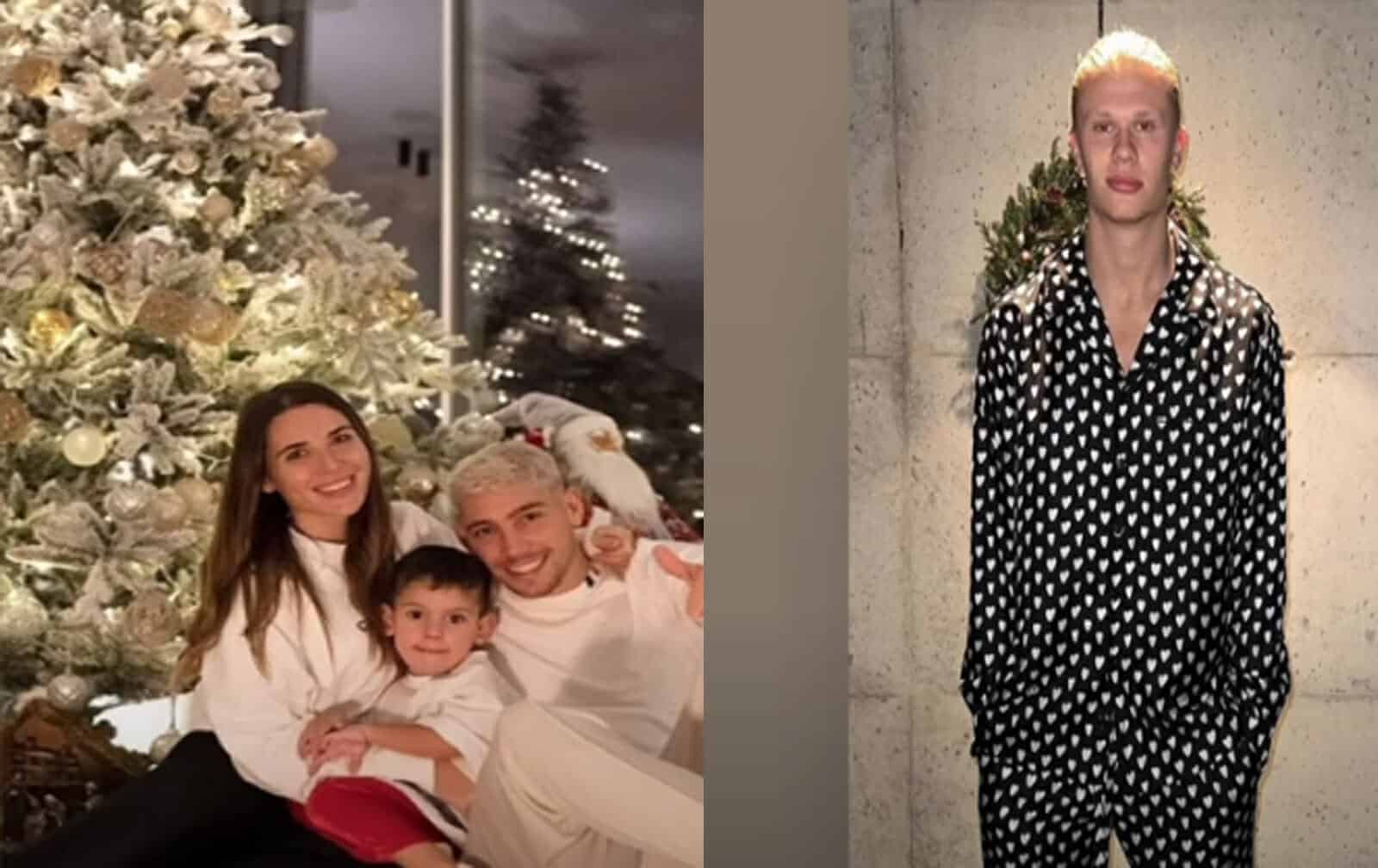 احتفال هالاند وفالفيردي بأعياد الكريسماس