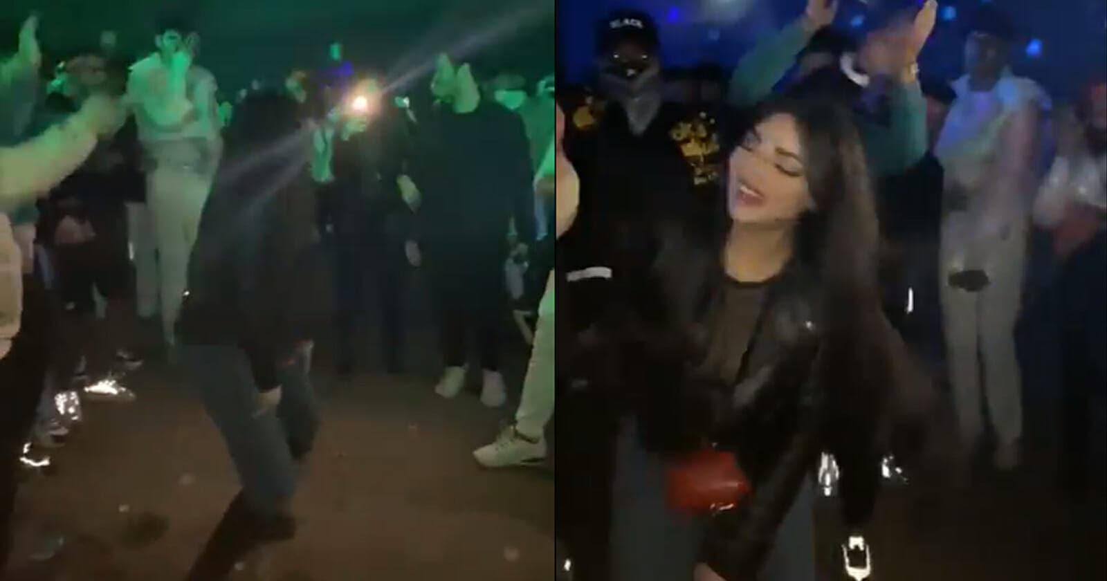 شباب ميدل بيست تجمهروا حول فتاة فاجأتهم برقصة مثيرة شباب ميدل بيست watanserb.com