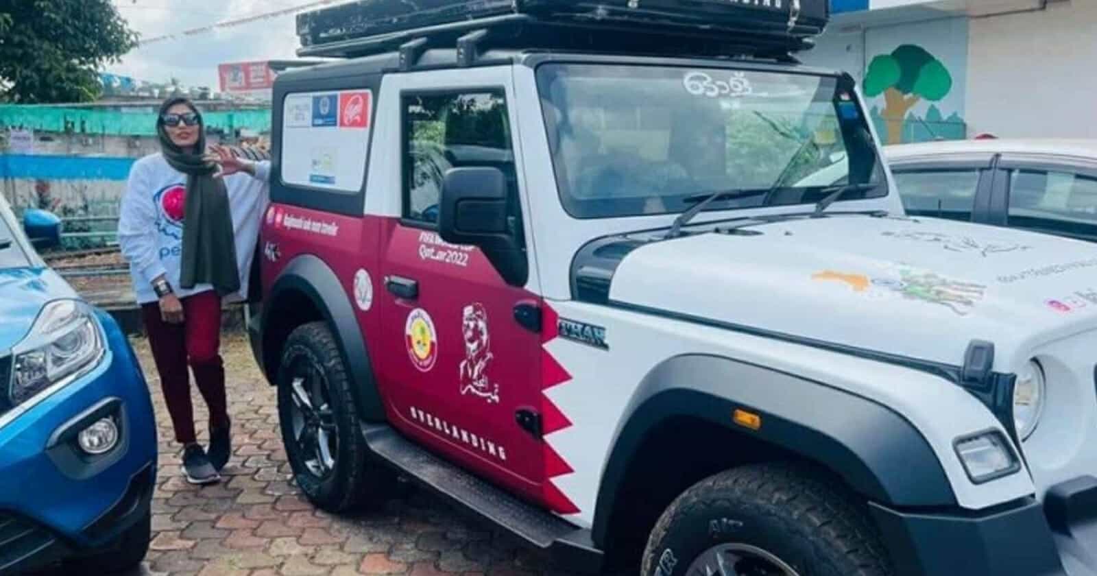 هندية تتمنى رؤية أمير قطر بعدما سافرت من الهند للدوحة بسيارتها (فيديو) هندية تتمنى رؤية أمير قطر watanserb.com