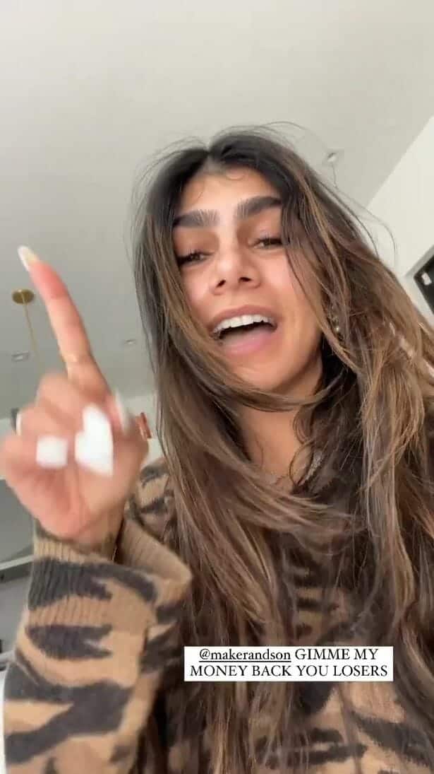 لم تكن ميا مسرورة بشركة الأثاث Maker &amp; Son التي أفلست