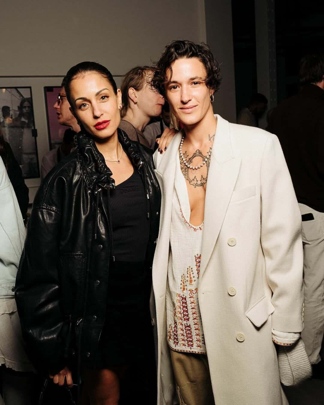 هبة عبوك وأشرف حكيمي