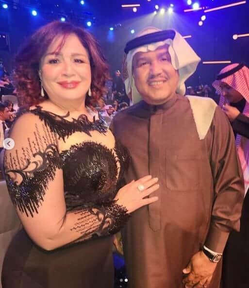 إلهام شاهين ومحمد عبده