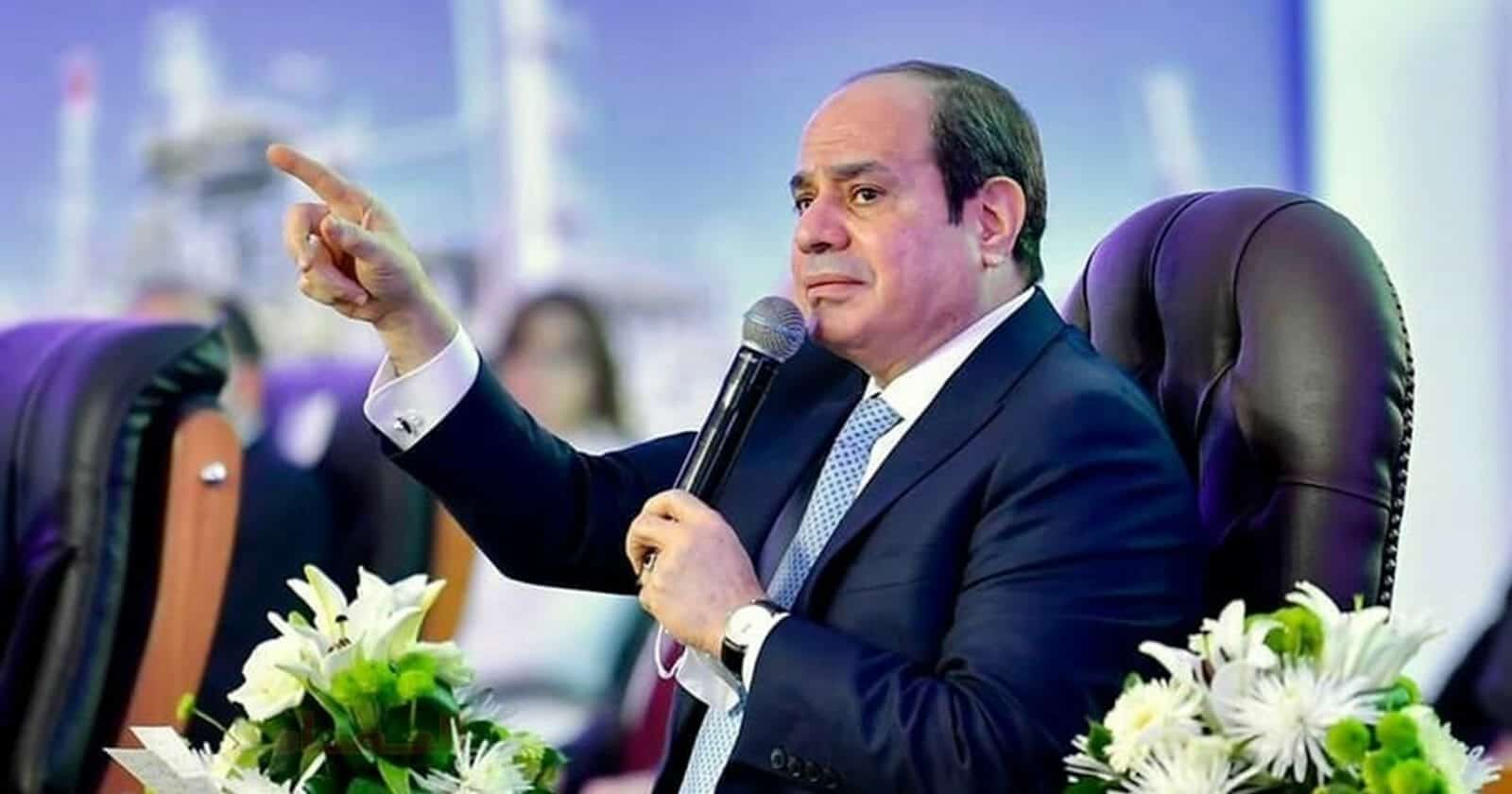 السيسي للمصريين: “بطلوا هري بقى”(شاهد) السيسي للمصريين watanserb.com