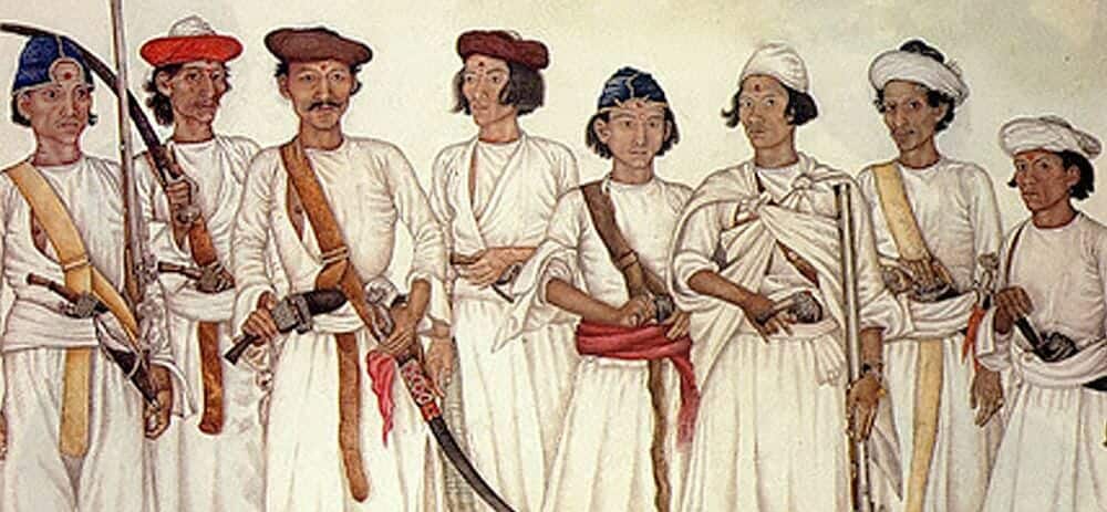 جنود القوركا قديما