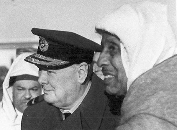 التهامي الكلاوي مع ونستون تشرشل