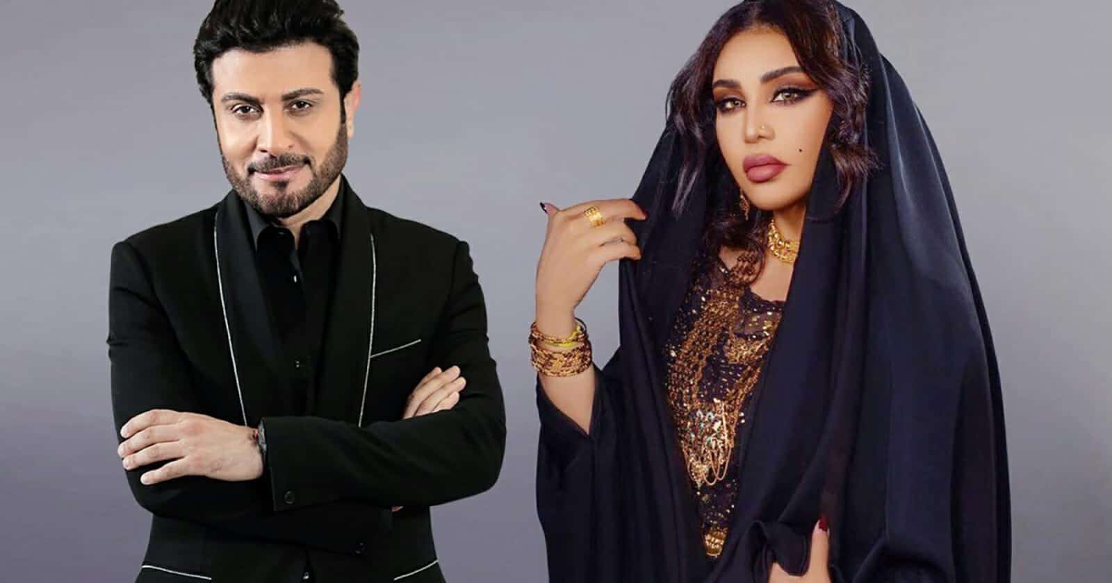 أحلام وماجد المهندس يحتفلان بفوز العراق بكأس الخليج في طائرة خاصة بعد النهائي أحلام ماجد المهندس نهائي خليجي 25 watanserb.com