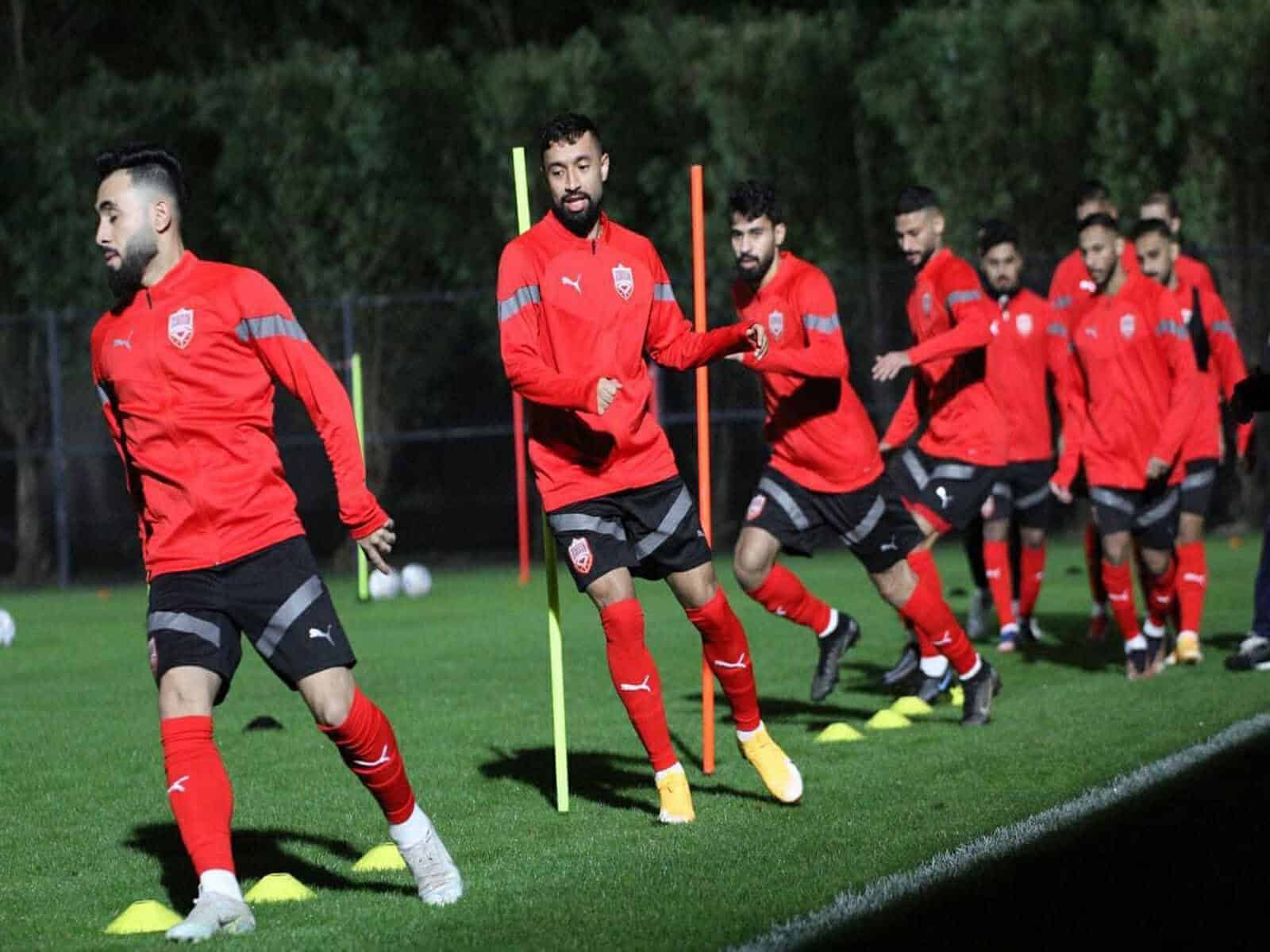 تدريبات البحرين في خليجي 25
