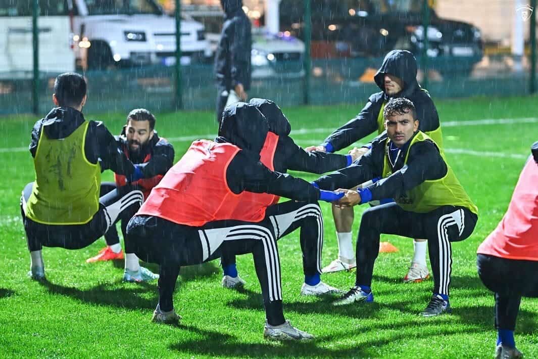 تدريبات الكويت في خليجي 25