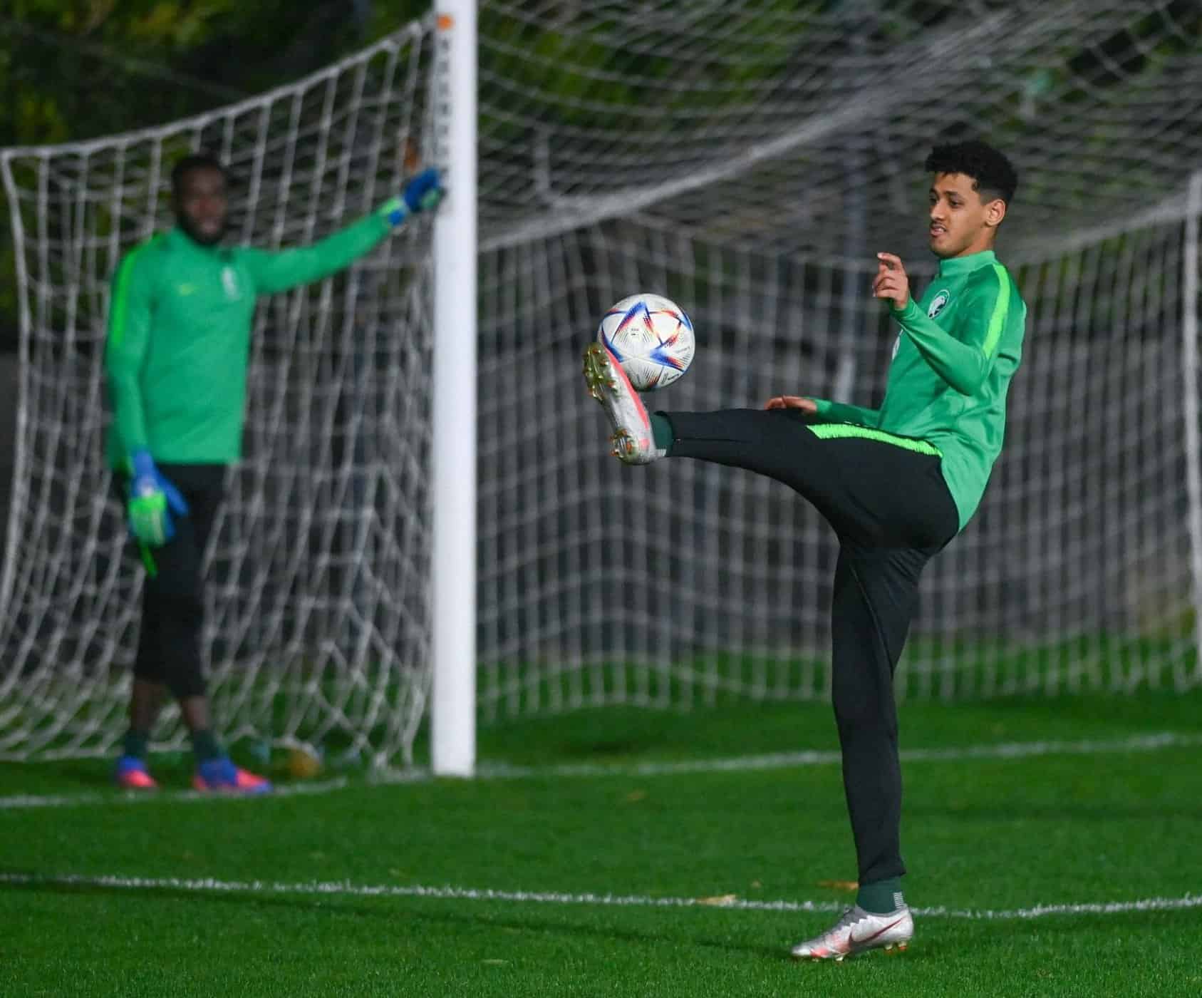 تدريبات المنتخب السعودي