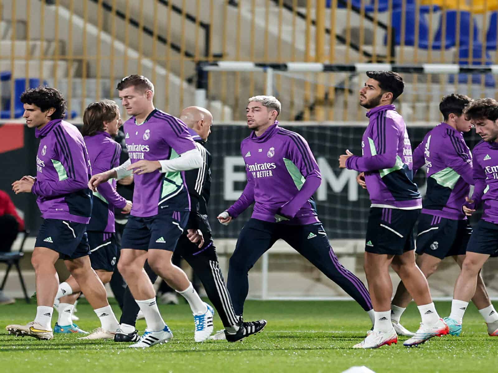 تدريبات ريال مدريد في السوبر الإسباني 2023