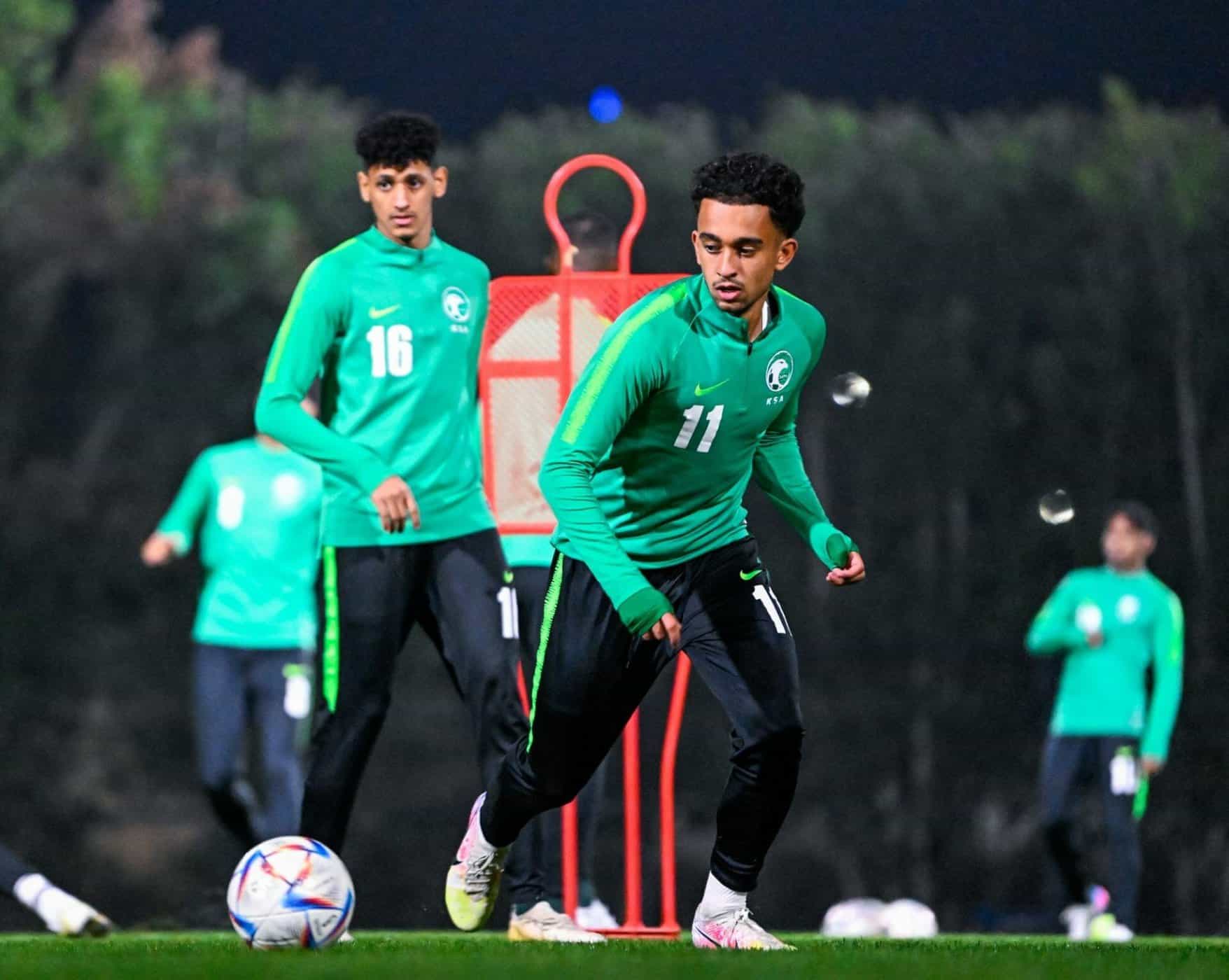 تدريبات منتخب السعودية