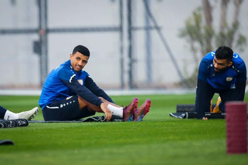 تدريبات منتخب عمان في خليجي 25