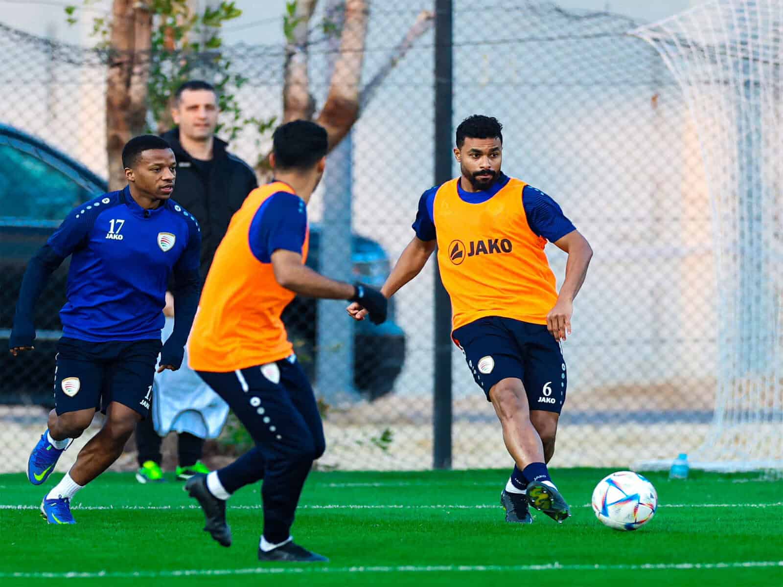 تدريبات منتخب عمان قبيل مواجهة اليمن