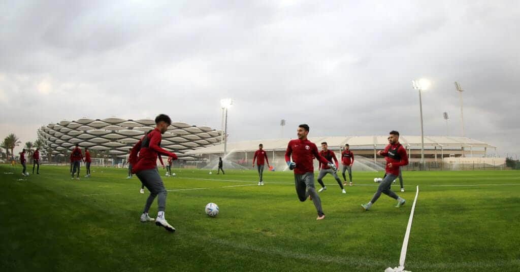 تدريبات منتخب قطر