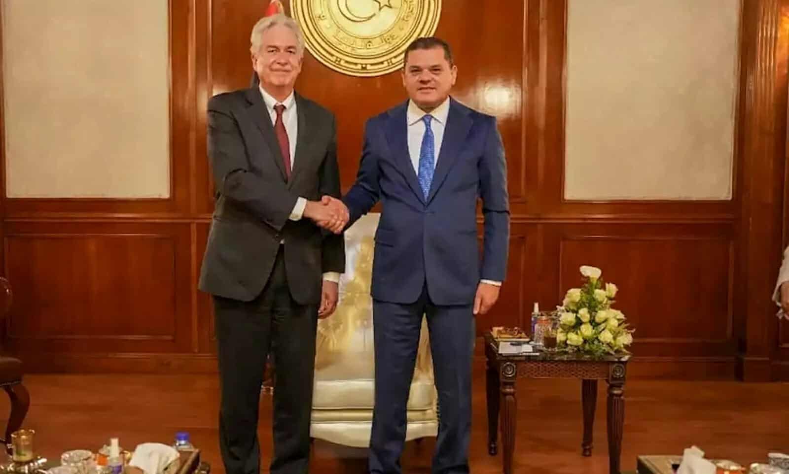 لقاء حفتر مع مسؤوليين أمريكيين