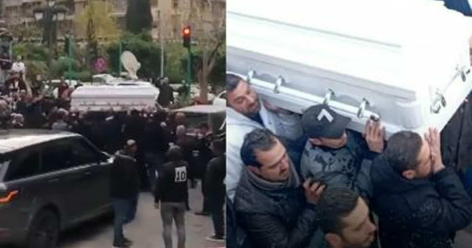 رقص وغناء وزغاريد في جنازة وديع جورج وسوف .. مشاهد صادمة تثير جدلاً عاصفاً الرقص بنعش وديع جورج وسوف watanserb.com
