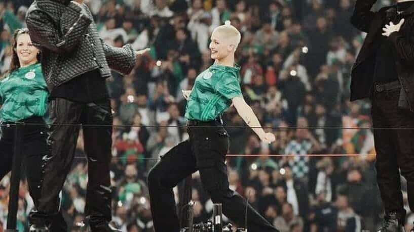 فلافي ليفيك في العرض الفني لافتتاح منافسات كأس أمم إفريقيا للمحليين في الجزائر