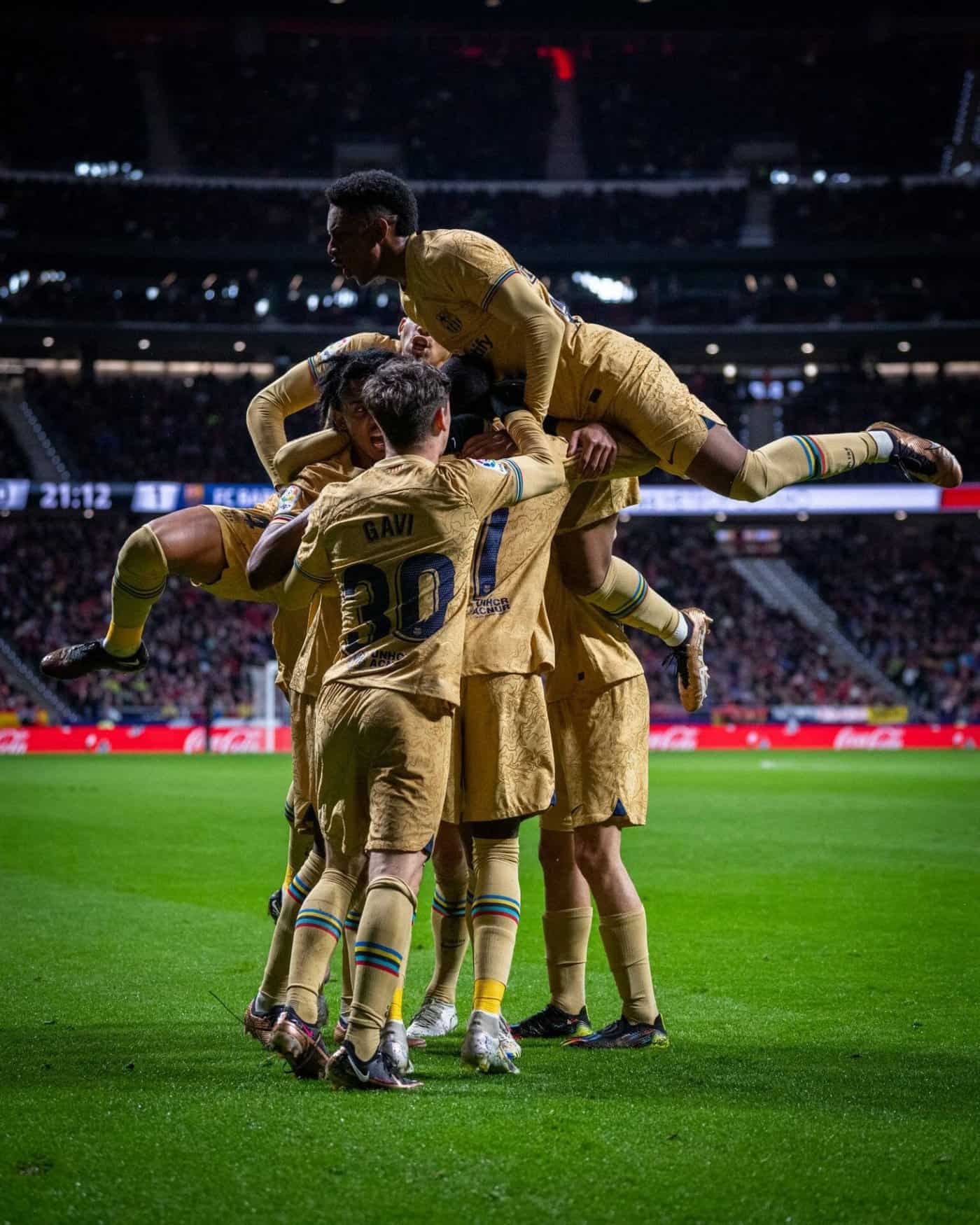  فوز برشلونة على أتلتيكو مدريد