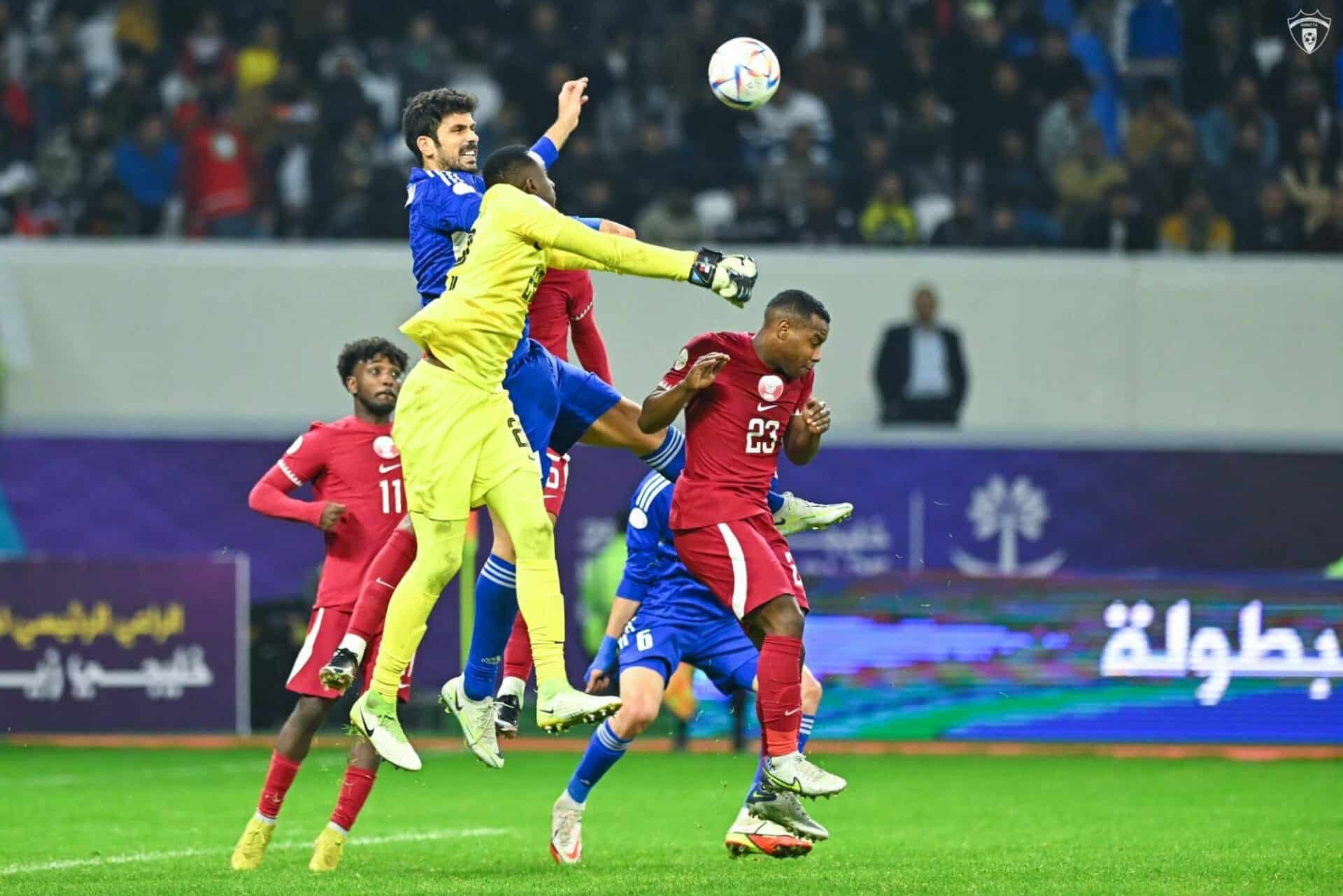 المنتخب القطري يفوز على الكويت بالثنائية في خليجي 25 (شاهد) مباراة المنتحب القطري والكويت في خليجي 25 watanserb.com