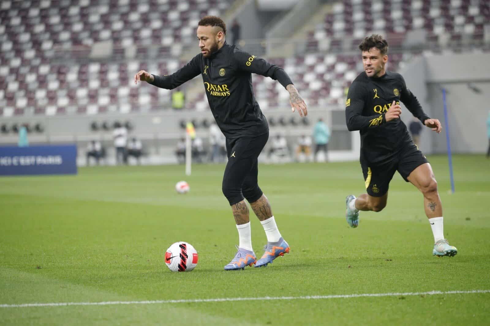 نيمار في تدريبات باريس سان جيرمان