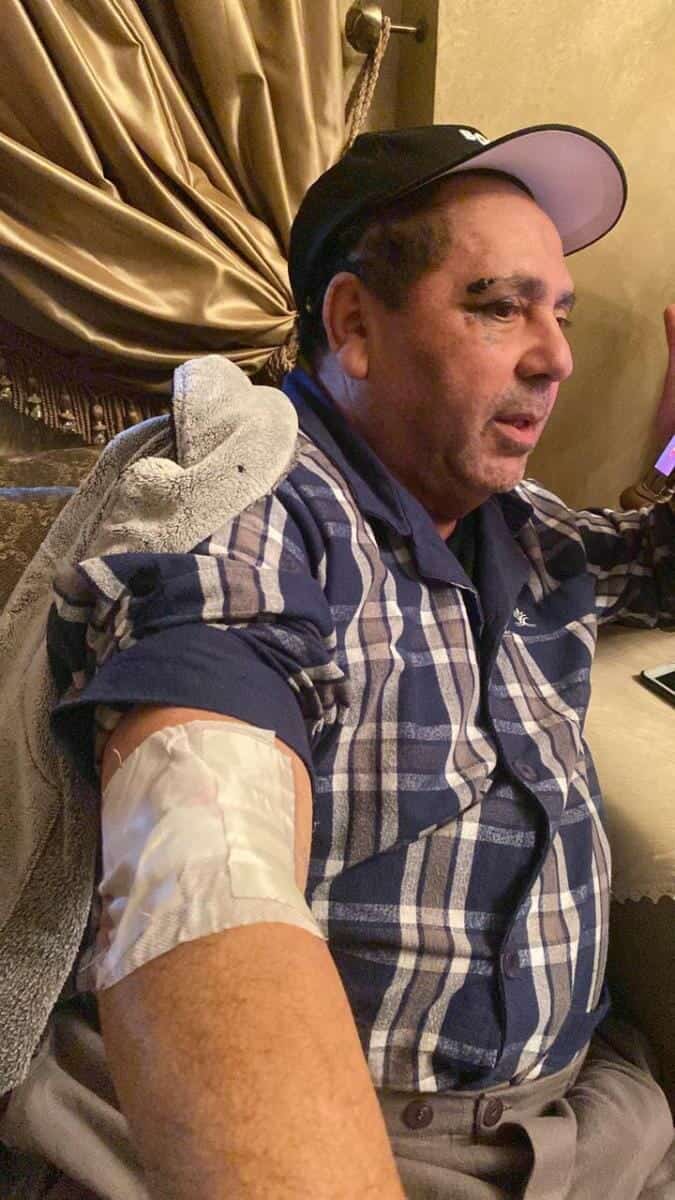 صور تظهر آثار الاعتداء على لبيب