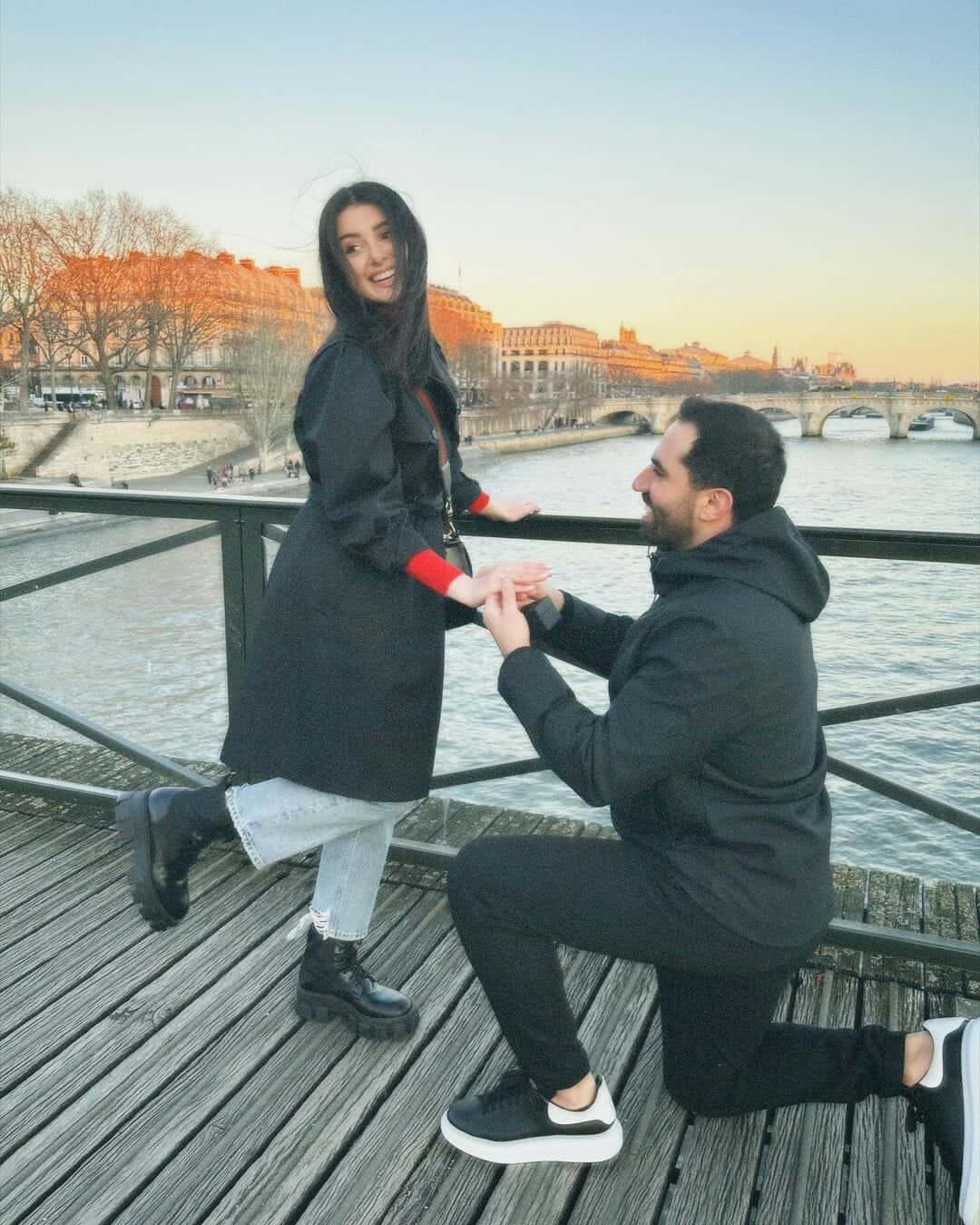 ماريتا الحلاني وخطيها كميل أبي خليل