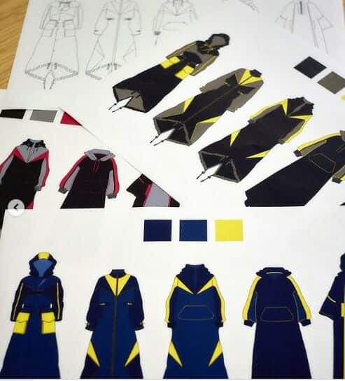 عباءة نسائية تم تصميمها باستخدام تقنية النانو 