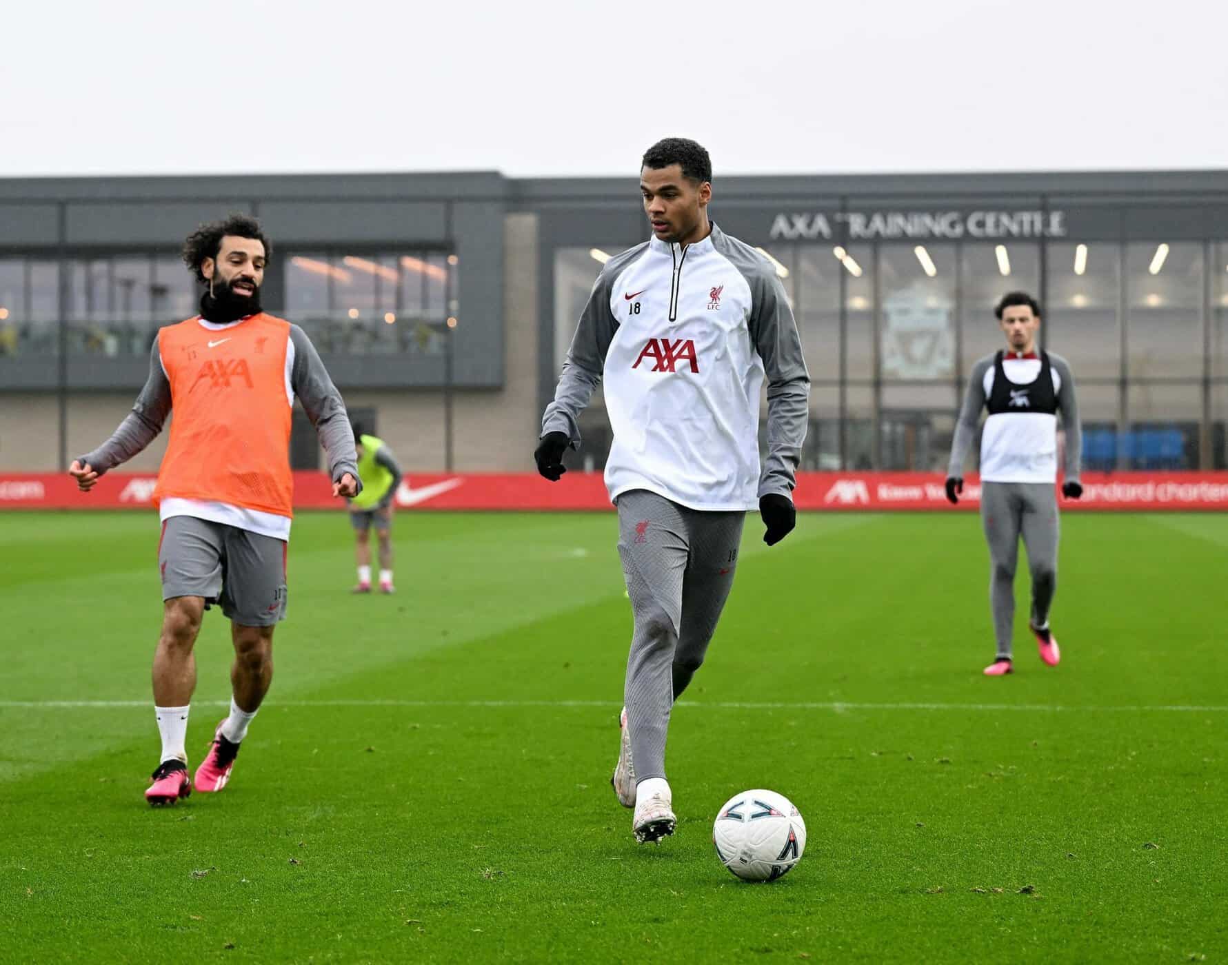 محمد صلاح في تدريبات ليفربول